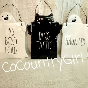 3  Rae Dunn Halloween Decor